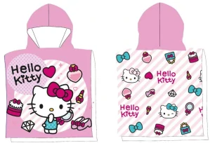 Pončo 50x100 HELLO KITTY fashion (rýchlochnúce)