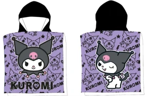 Pončo 50x100 KUROMI fialové (rýchloschnúce)