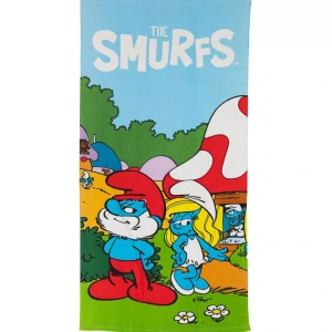Osuška 70x140 ŠMOLKOVIA dedinka (rýchloschnúca)