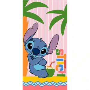 Osuška 70x140 LILO A STITCH dovolenka (rýchloschnúca)