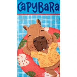 Osuška 70x140 KAPYBARA oddych (rýchloschnúca)