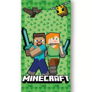 Osuška 70x140 MINECRAFT obrana (rýchloschnúca)