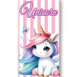 Osuška 70x140 JEDNOROŽEC candy (rýchloschnúca)