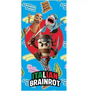 Osuška 70x140 BRAINROT meme (rýchloschnúca)