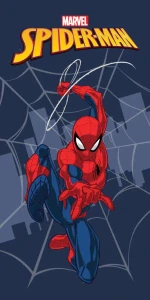 Osuška 70x140 SPIDERMAN dark (rýchloschnúca)