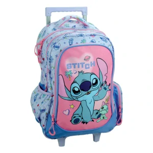 Školská taška na ťahanie LILO A STITCH total 46cm