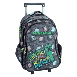 Školská taška na ťahanie MINECRAFT kocky 46cm