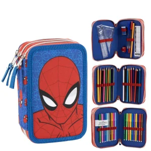 Plnený peračník (3 poschodia) SPIDERMAN tvár
