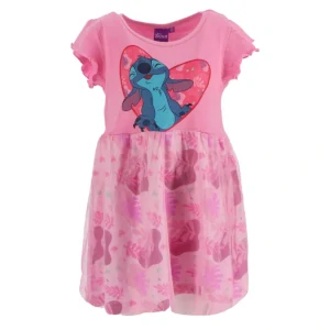 Letné šaty LILO A STITCH pink - 4r.