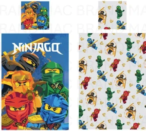 Obliečky do postieľky 100x135 LEGO NINJAGO sanctuary