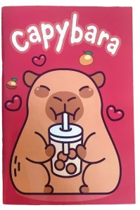 Linajkový zošit B5 KAPYBARA drink