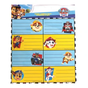Lepiace štítky (16ks) PAW PATROL race