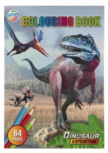 Kniha omaľovánok DINOSAURUS