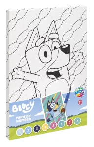 Maľovanie podľa čísel BLUEY happy