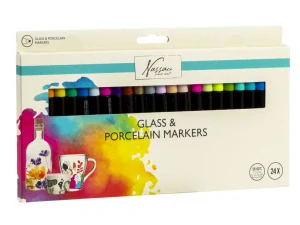 Fixky na sklo a porcelán - 24ks