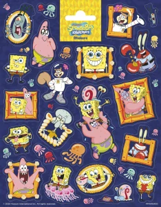 Nálepky SPONGEBOB