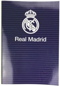 Linajkový zošit B5 REAL MADRID blue