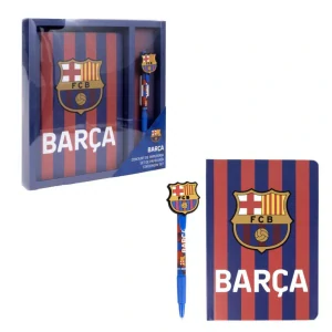 Zápisník s perom FC BARCELONA