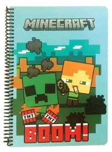 Zápisník MINECRAFT boom