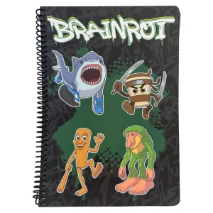 Zápisník BRAINROT green