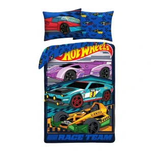 Obliečky 140x200 HOT WHEELS team