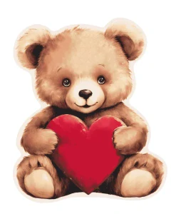 Vankúšik TEDDY srdiečko