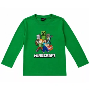 Tričko s dlhým rukávom MINECRAFT green - 10r.