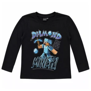 Tričko s dlhým rukávom MINECRAFT diamond - 9r.