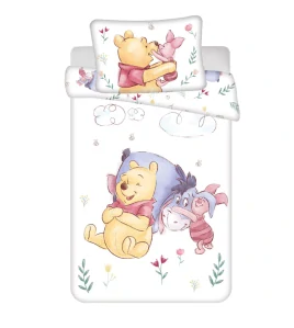 Obliečky do postieľky 100x135 MACKO PU hugs
