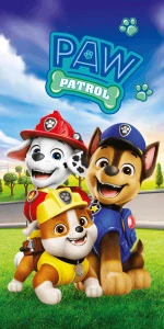 Osuška 70x140 PAW PATROL adventure (rýchloschnúca)