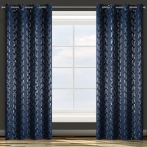 Zatemňujúci záves 140x250 POLI granátová+strieborná 