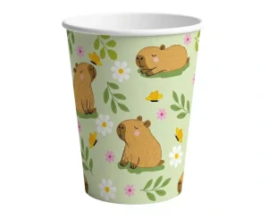 Papierový pohár 250ml KAPYBARA lúka