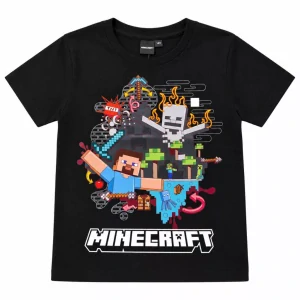 Tričko s krátkym rukávom MINECRAFT chaos - 12r.