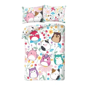 Obliečky 140x200 SQUISHMALLOWS flowers