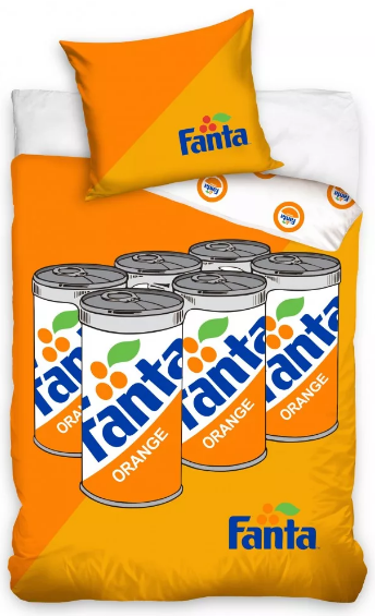 Obliečky 140x200 FANTA plechovky