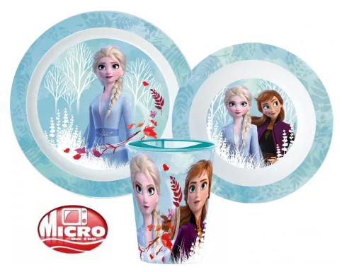 Jedálenský set - plast FROZEN 02