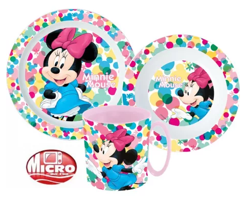 Jedálenský set - plast MINNIE MOUSE 01