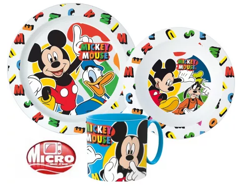 Jedálenský set - plast MICKEY MOUSE 02