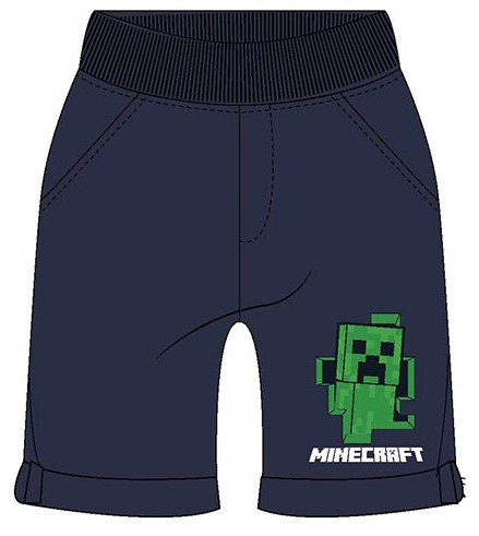 Bermudy MINECRAFT modré - 8r.