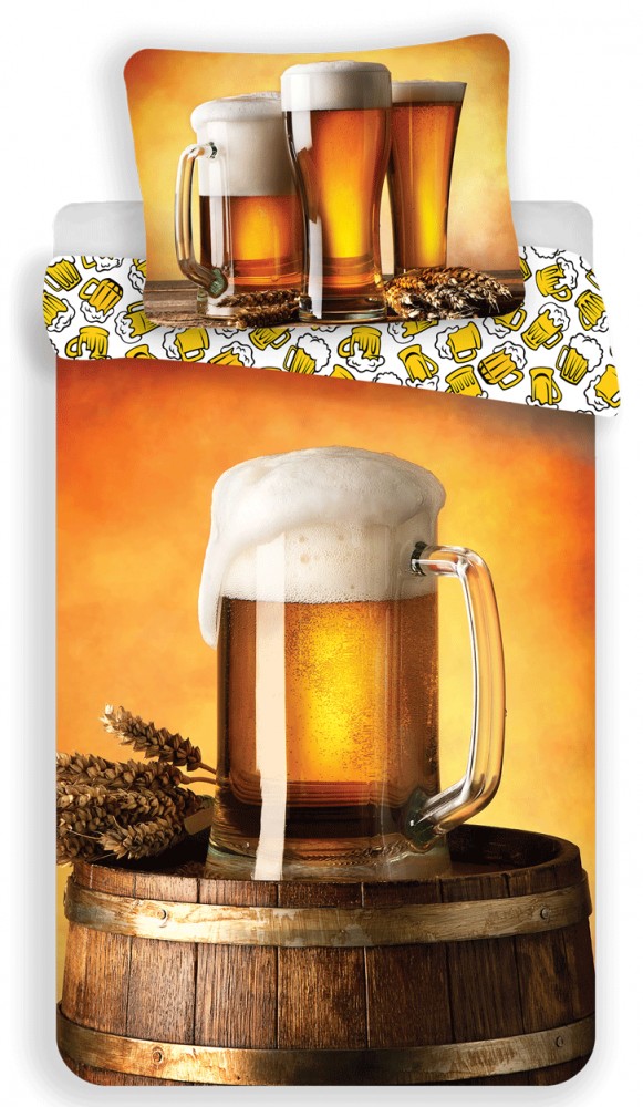 Bavlnené obliečky 140x200 PIVO
