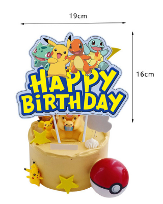 Tortový zápich POKÉMON 03