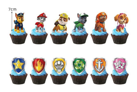 Tortový zápich PAW PATROL 02 (24ks)