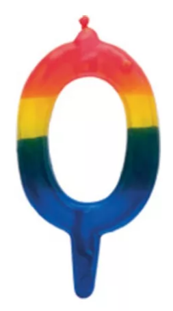 Sviečka č.0 color