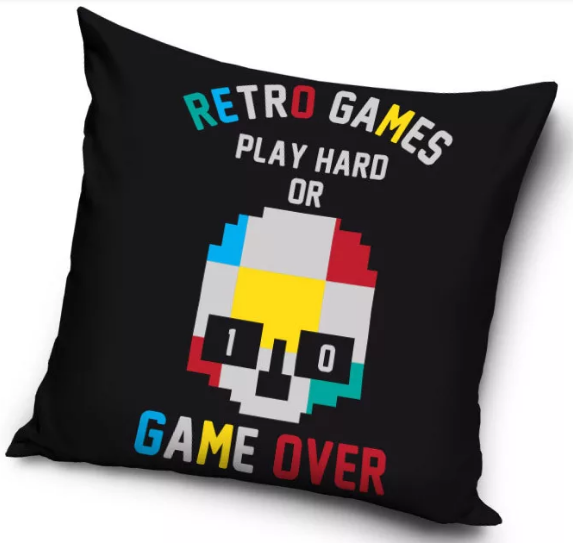 Obliečka na vankúšik 40x40 GAME over