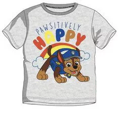 Tričko s krátkym rukávom PAW PATROL Chase happy - 5r.