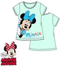 Tričko s krátkym rukávom MINNIE zelenkavé - 8r.