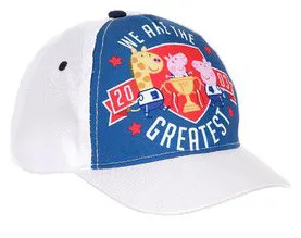 Šiltovka PEPPA PIG biela - č.52