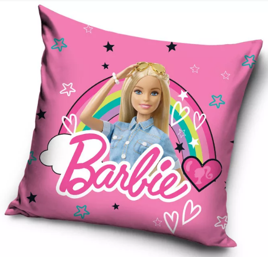 Obliečka na vankúšik 40x40 BARBIE dúha