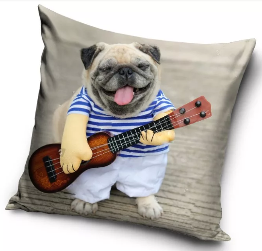 Obliečka na vankúšik 40x40 PES s gitarou