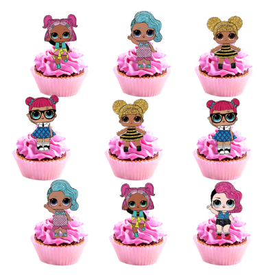 Tortový zápich LOL (24ks)